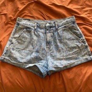 American eagle high waisted jean shorts